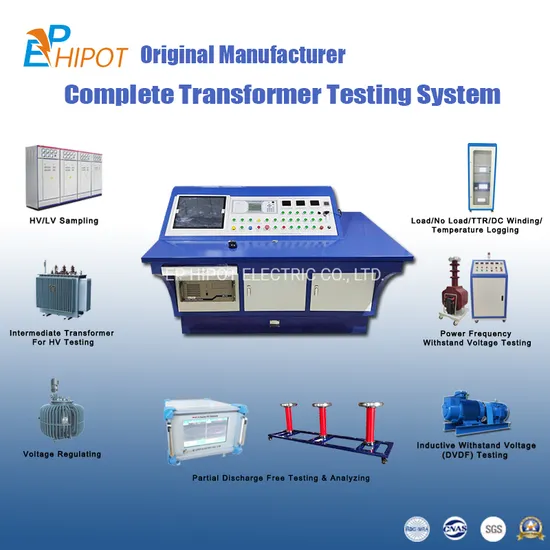 IEC Standard China Automatic Transformer Test Bench Transformer Testing System Load Loss No Load Current High Voltage Tester 