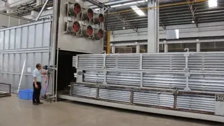 16 Baskets Double Door Aluminum Aging Oven/Furnace in Aluminum Extrusion Machine Line 