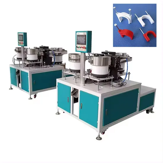 Automatic Cable Clip Nail Making Assembling Machine / Cable Clip Assembly Machine 