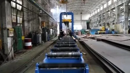 Steel Structure Assembly Steel Beam Assembling H Beam Assembly Machine 
